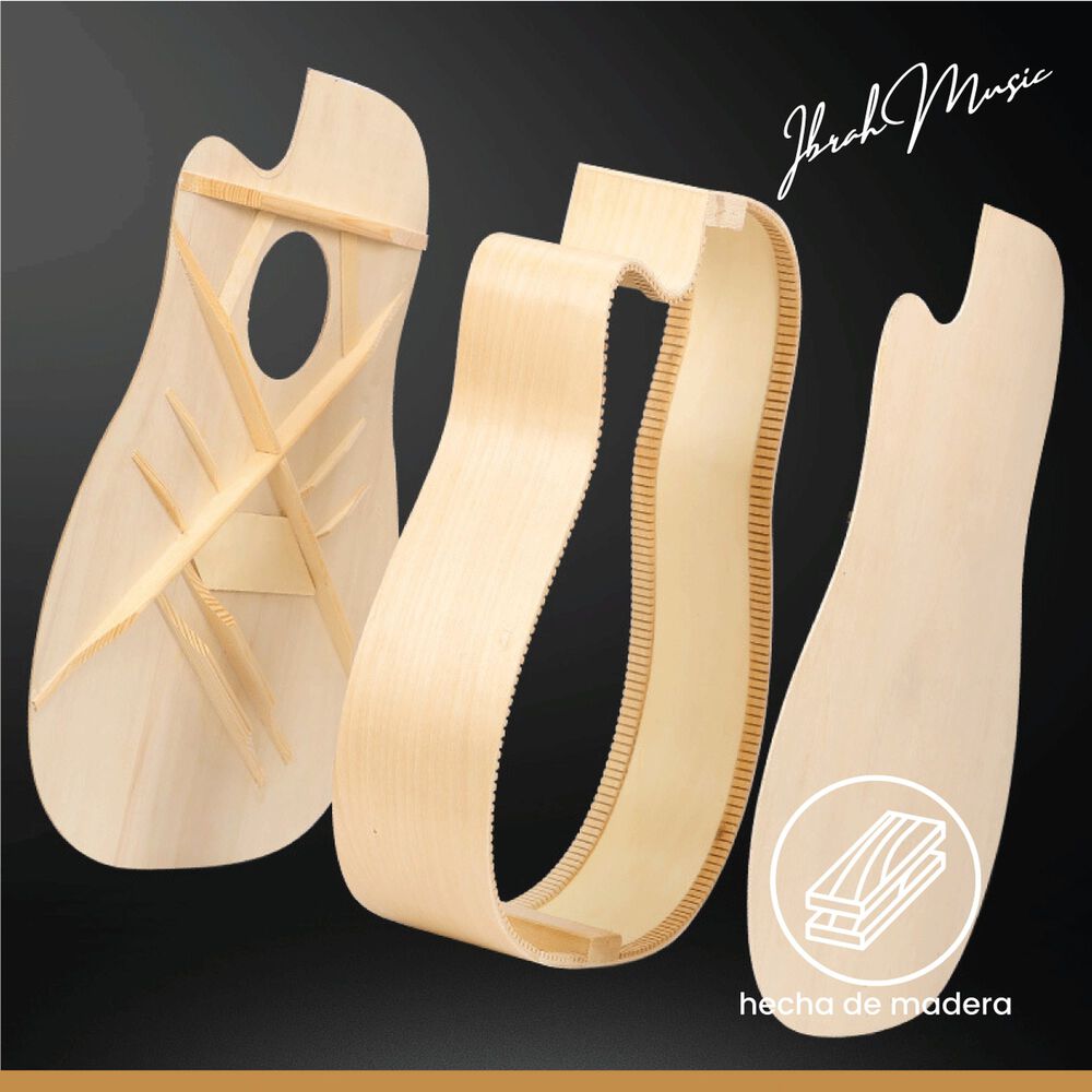 Guitarra Ac&uacute;stica Cl&aacute;sica Ibrah 39 Pulgadas Colores + Funda image number 10.0